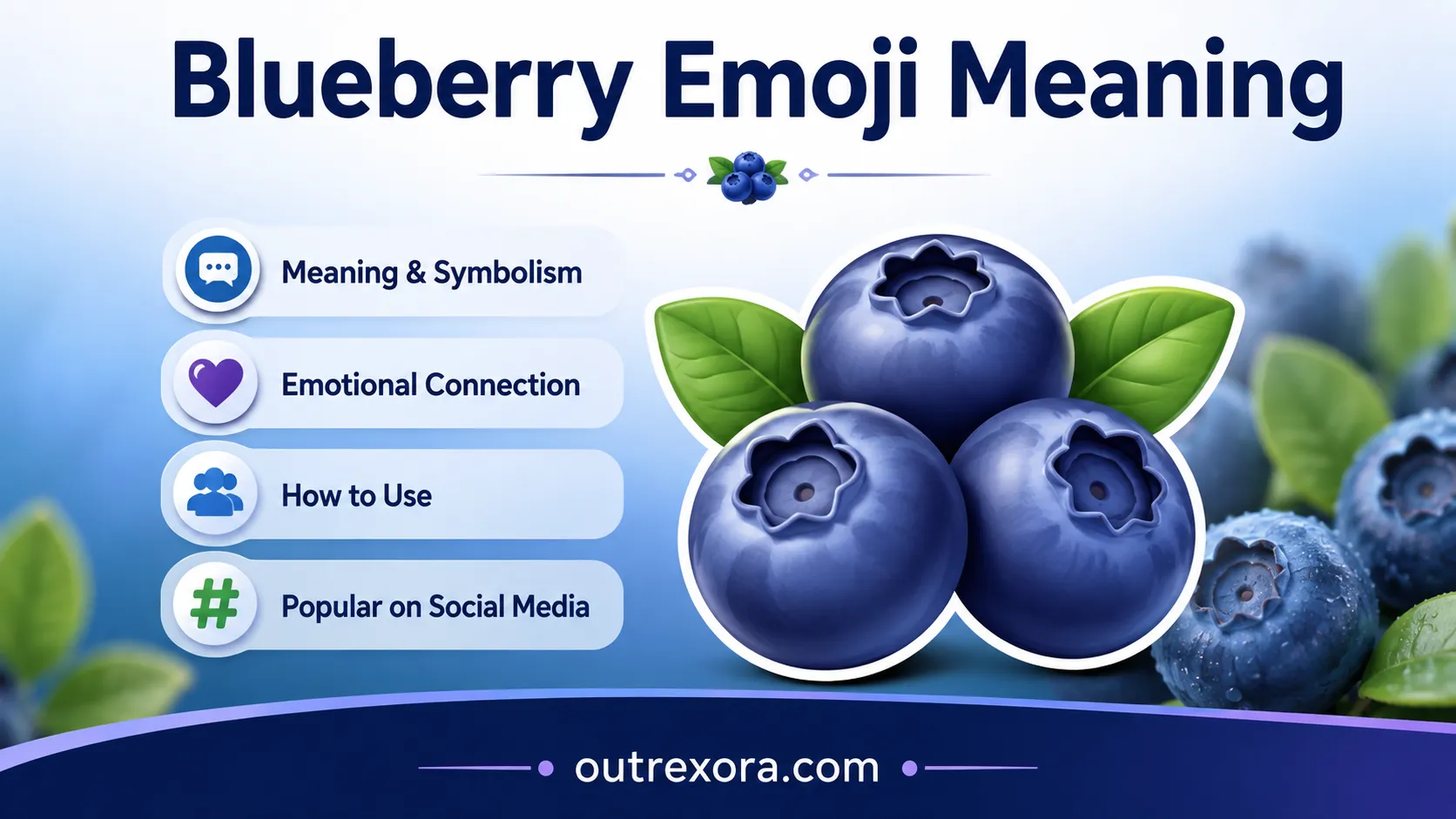 Blueberry Emoji Meaning