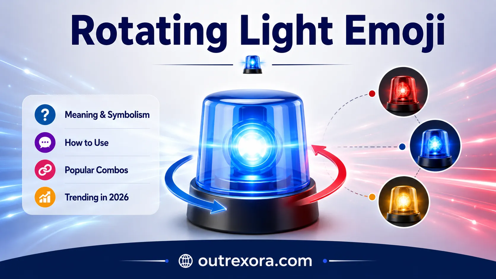 Rotating Light Emoji