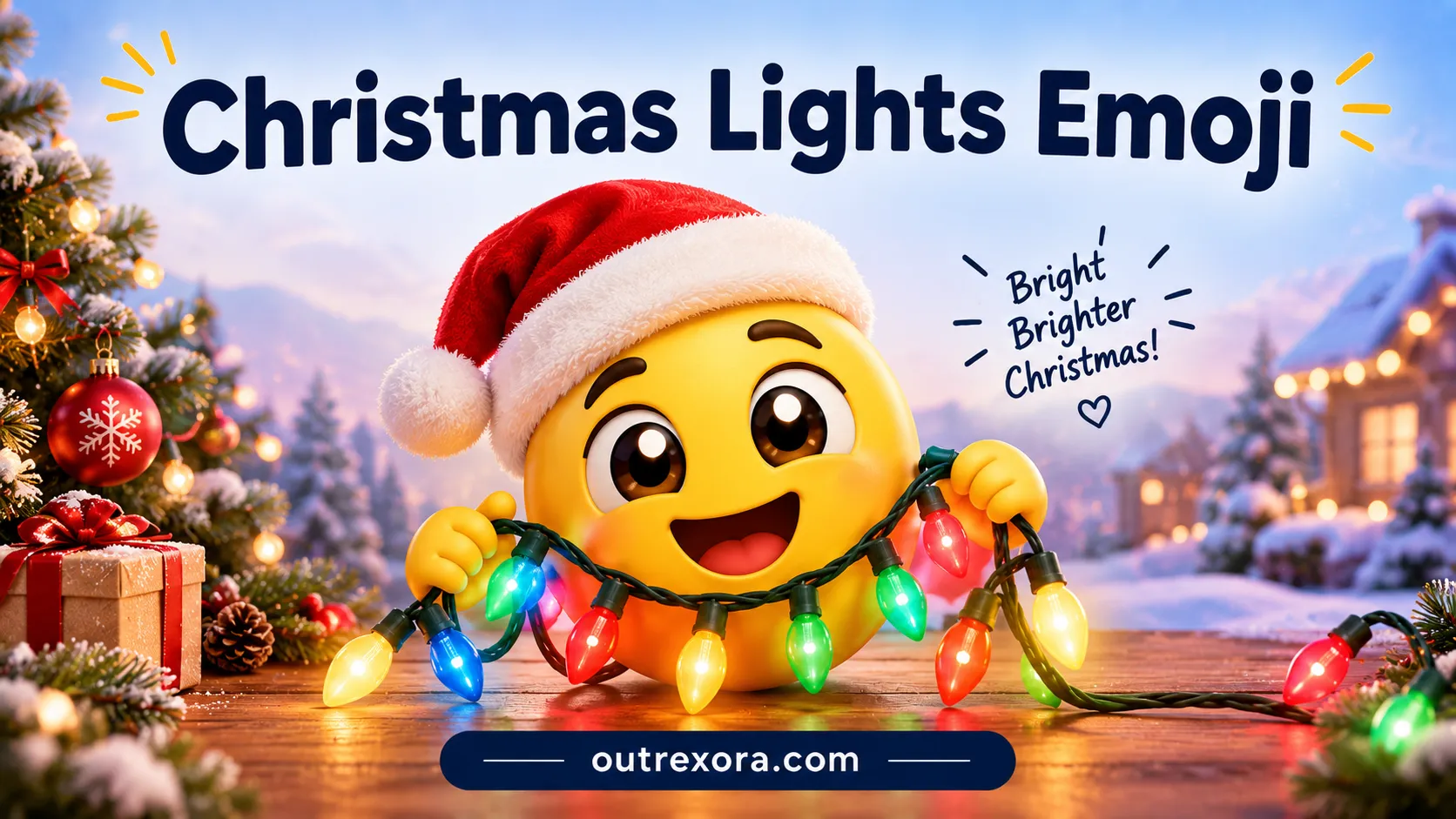 Christmas Lights Emoji