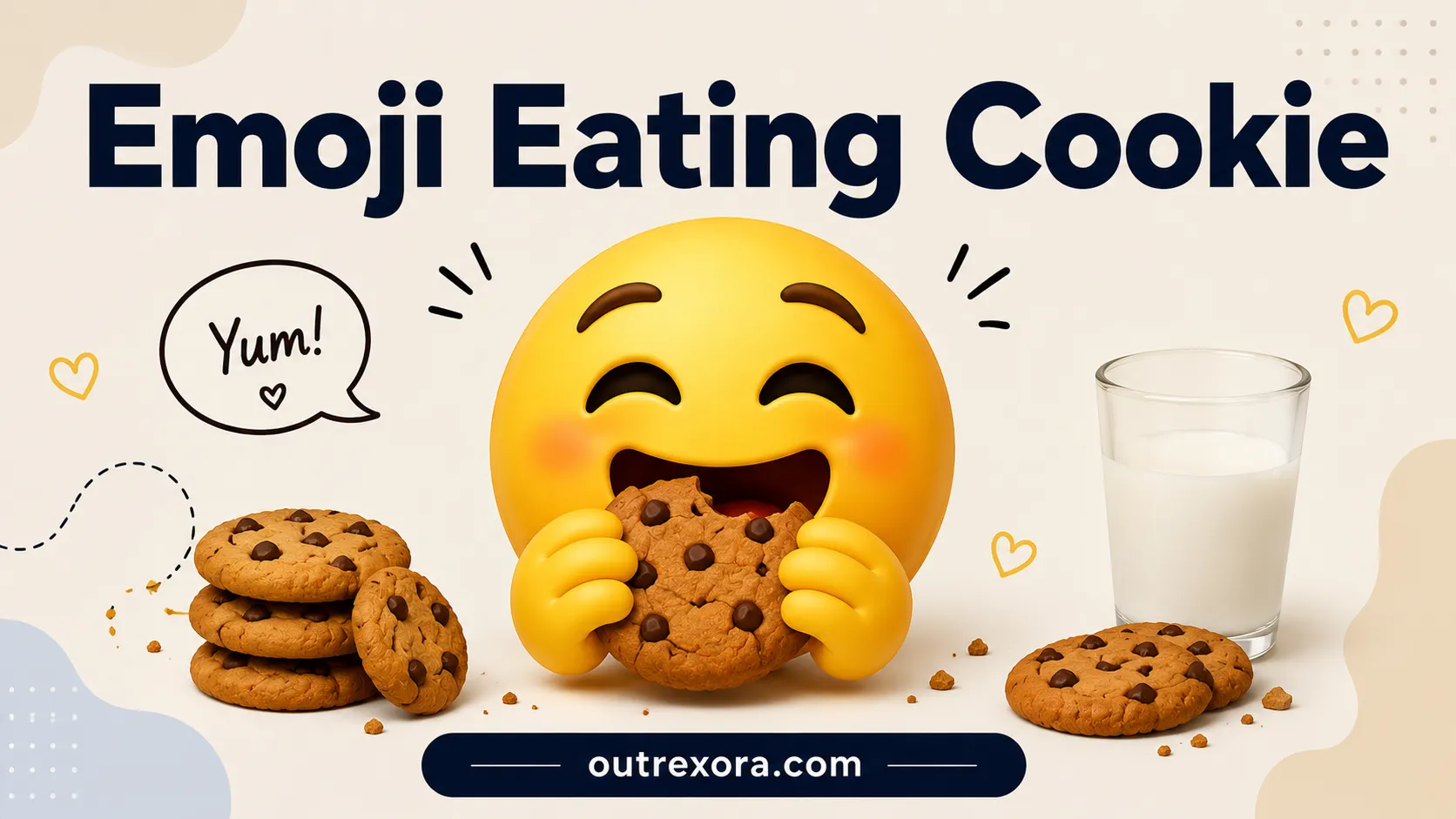 Emoji Eating Cookie