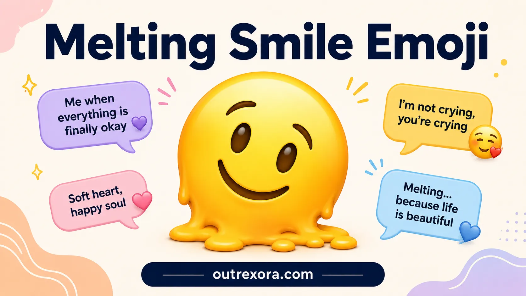 Melting Smile Emoji