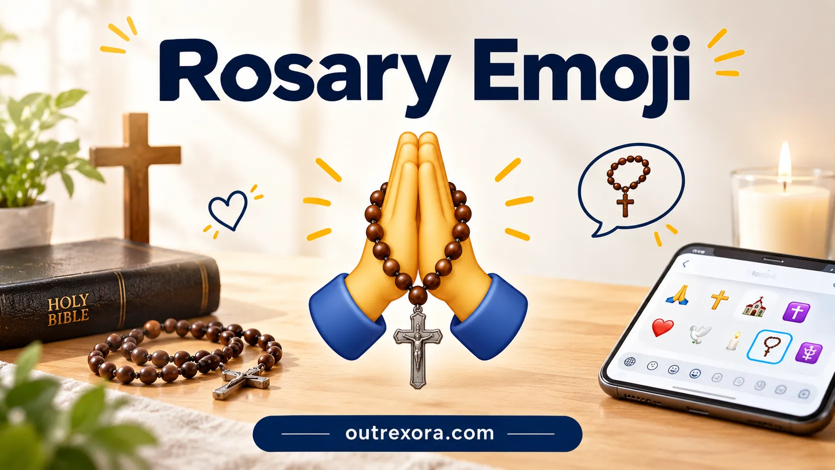 Rosary Emoji