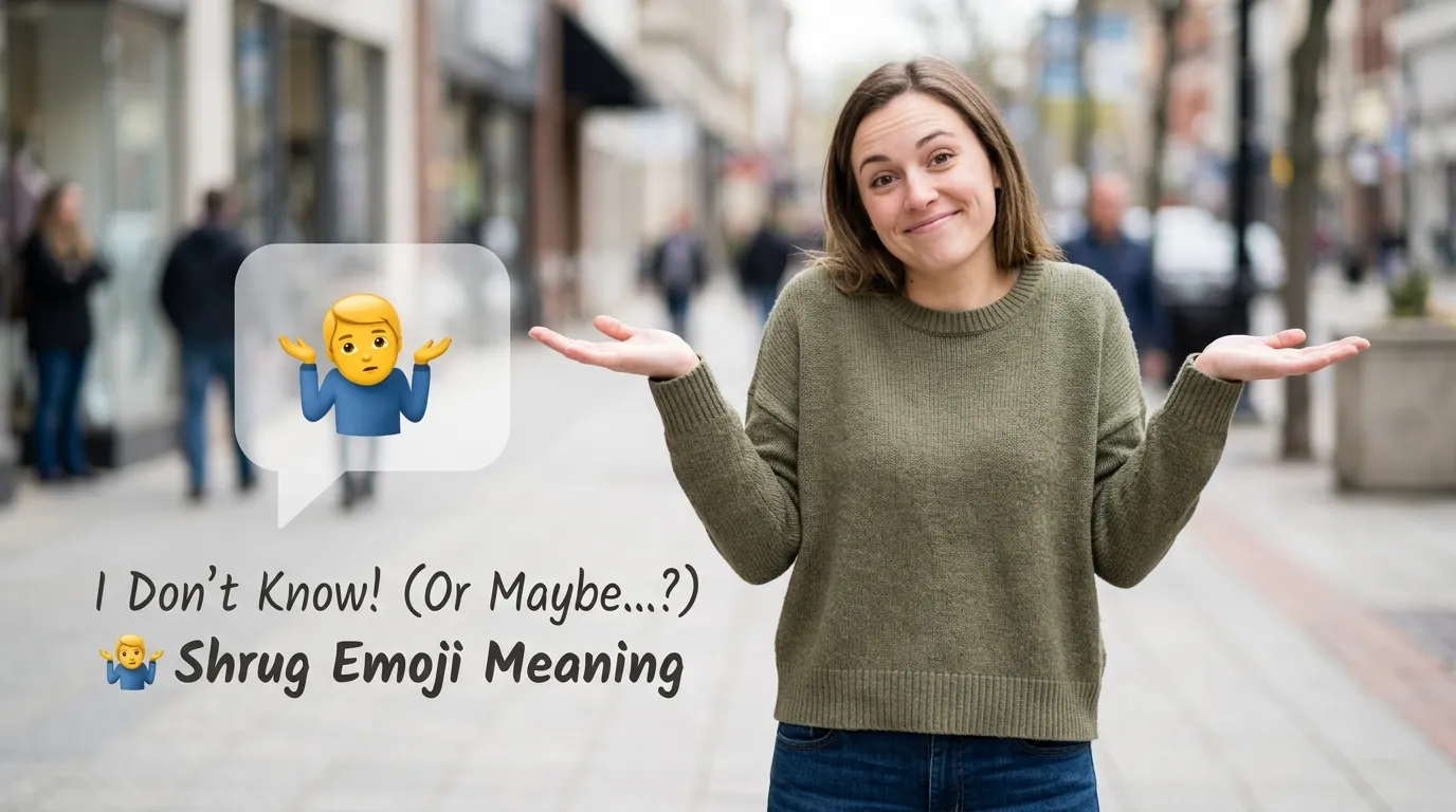 Shrug Emoji Meaning
