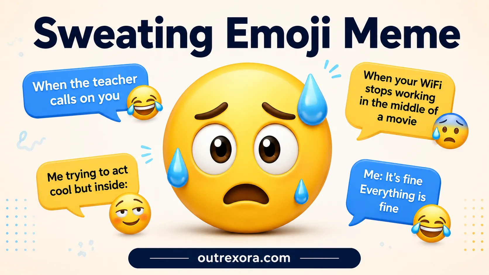 Sweating Emoji Meme