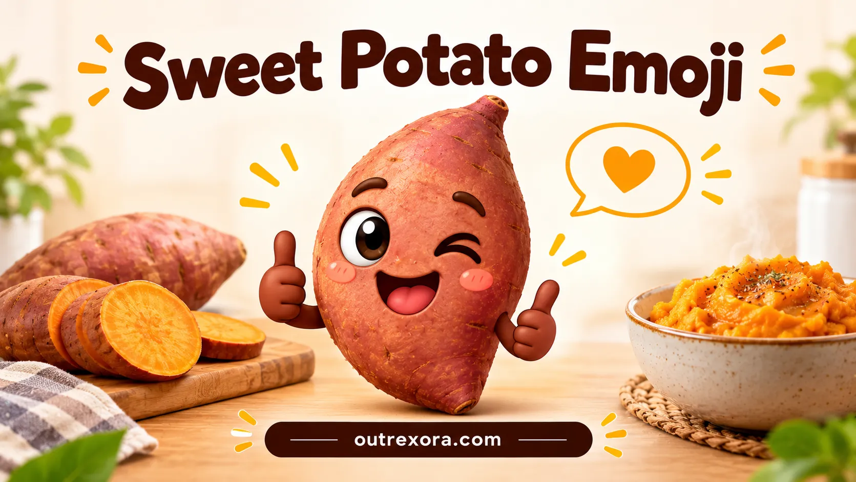 Sweet Potato Emoji