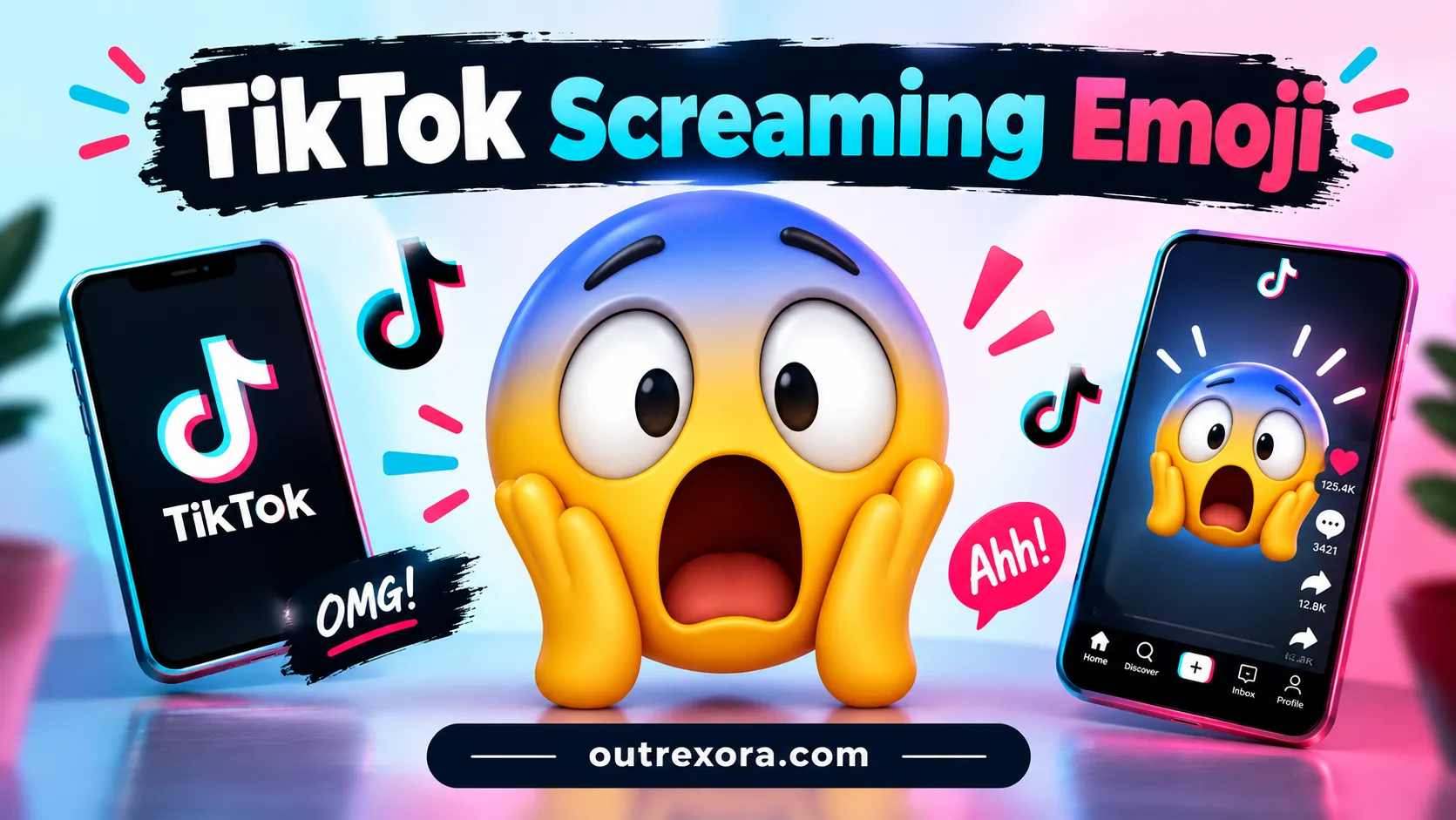 TikTok Screaming Emoji